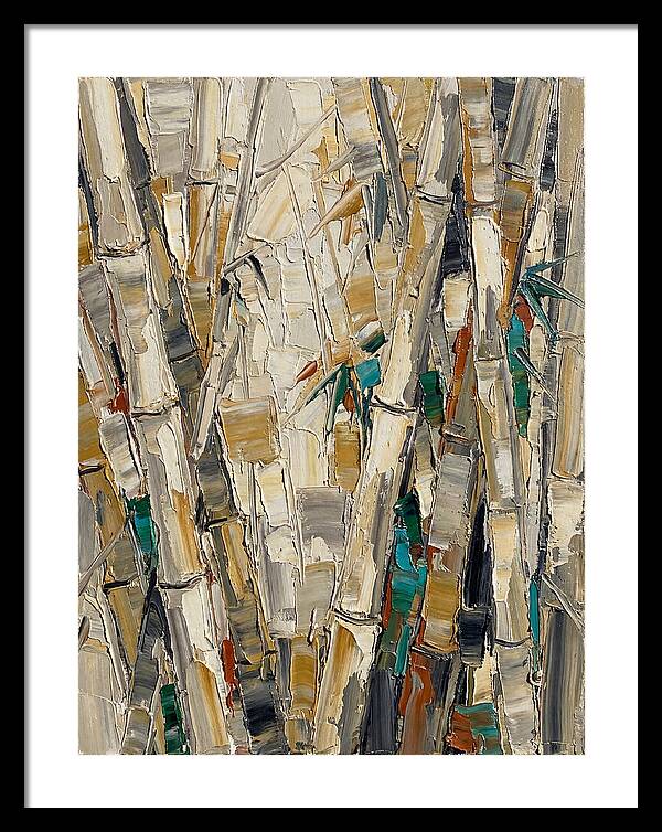 Bamboo Grove In Palette Knife