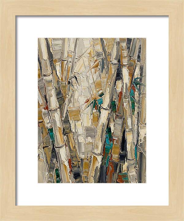 Bamboo Grove In Palette Knife