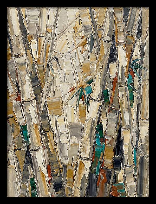 Bamboo Grove In Palette Knife
