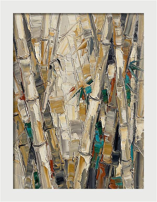 Bamboo Grove In Palette Knife