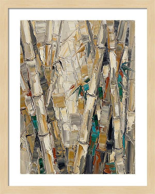 Bamboo Grove In Palette Knife