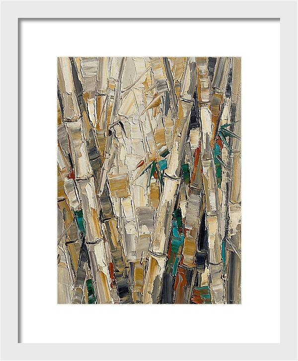 Bamboo Grove In Palette Knife