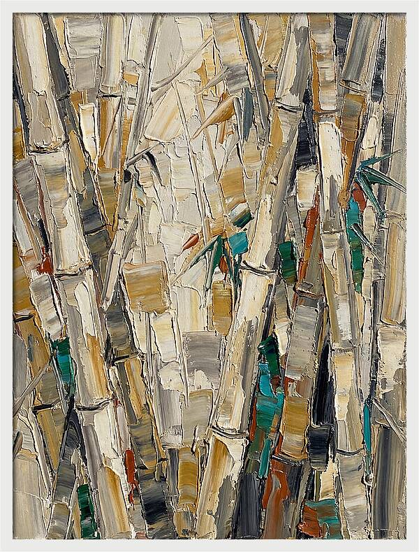 Bamboo Grove In Palette Knife
