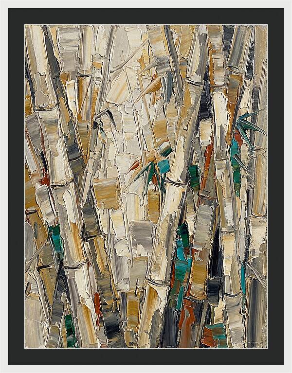 Bamboo Grove In Palette Knife