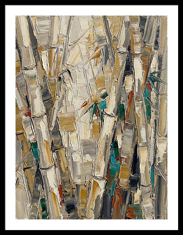 Bamboo Grove In Palette Knife