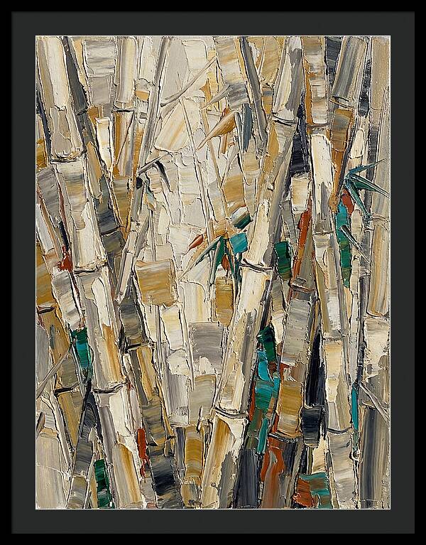 Bamboo Grove In Palette Knife