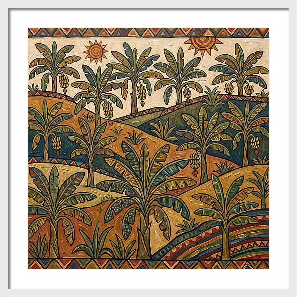 Banana Plantation Landscape