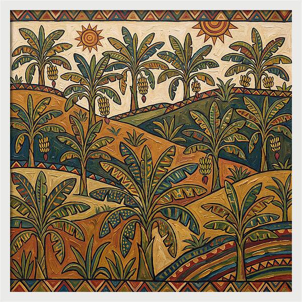 Banana Plantation Landscape