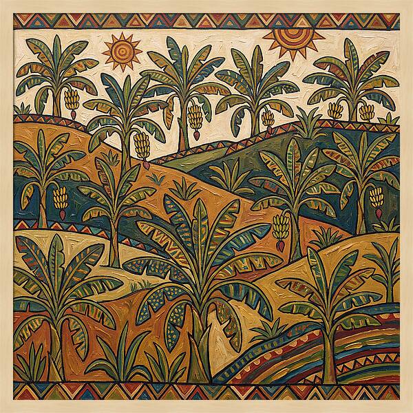 Banana Plantation Landscape