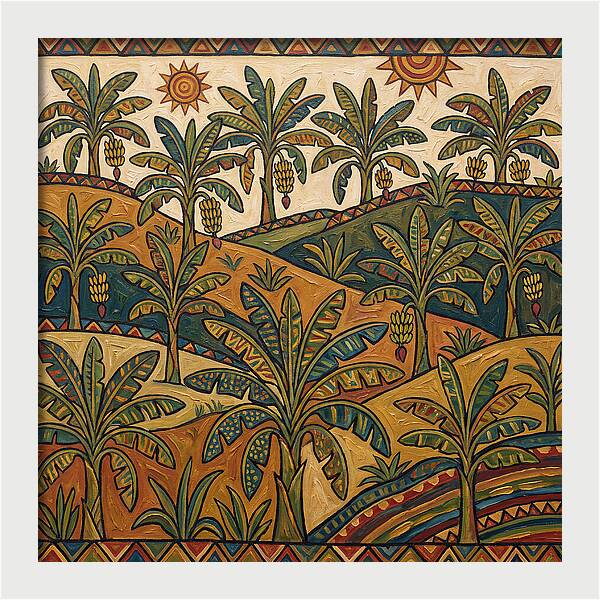 Banana Plantation Landscape