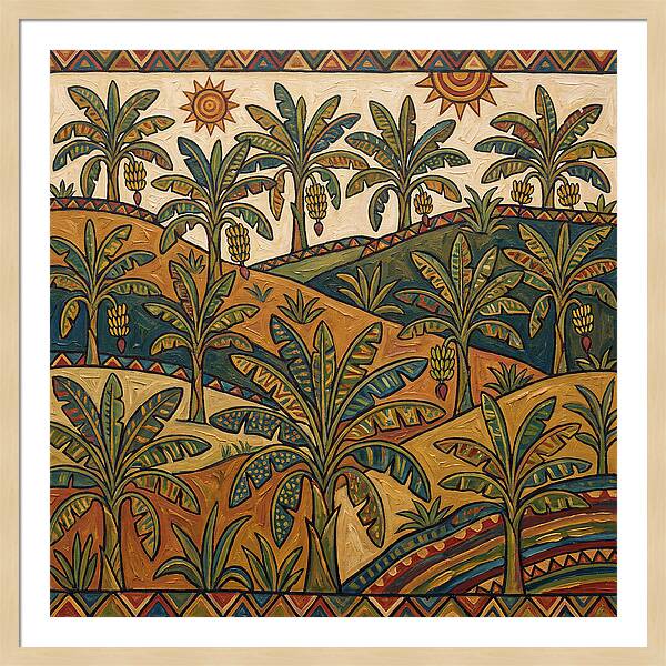 Banana Plantation Landscape