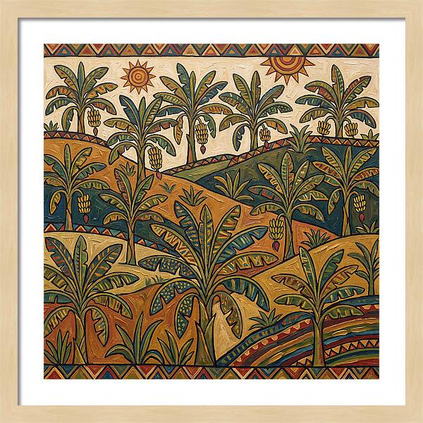 Banana Plantation Landscape