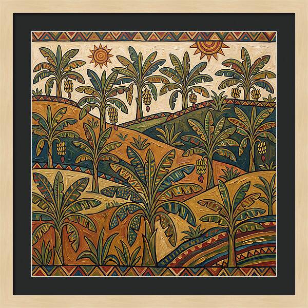 Banana Plantation Landscape