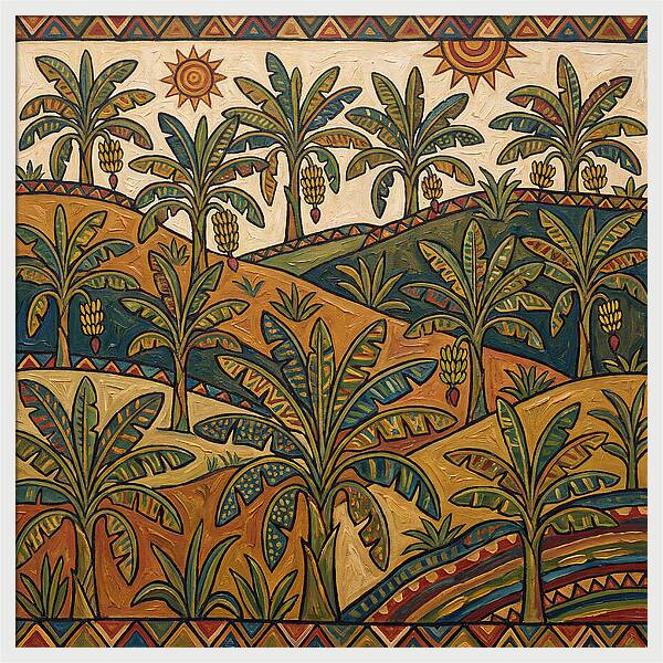 Banana Plantation Landscape
