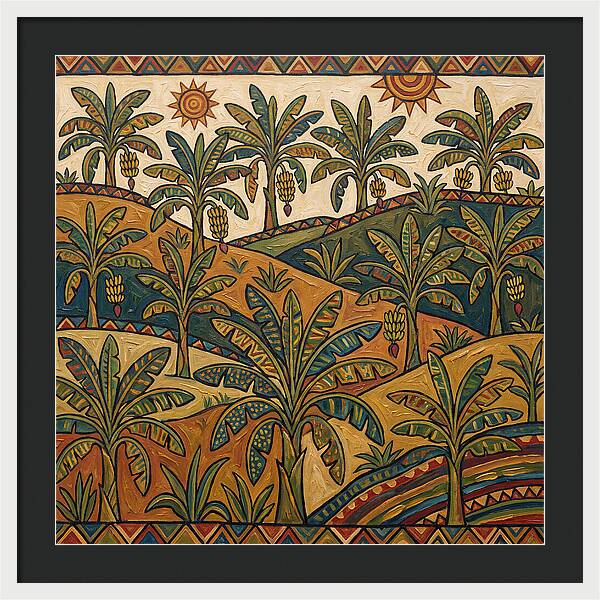 Banana Plantation Landscape