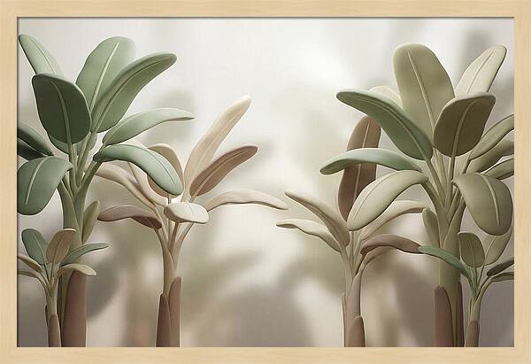 Banana Plants In Grove