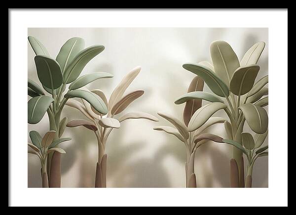 Banana Plants In Grove