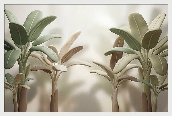Banana Plants In Grove
