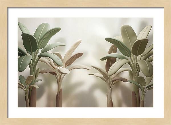 Banana Plants In Grove