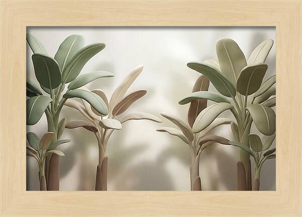 Banana Plants In Grove