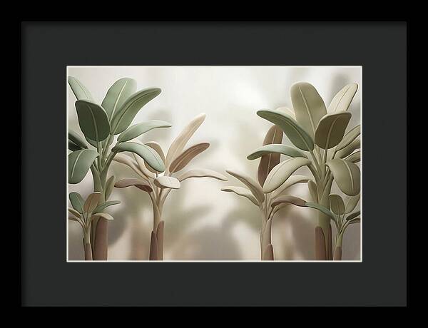 Banana Plants In Grove