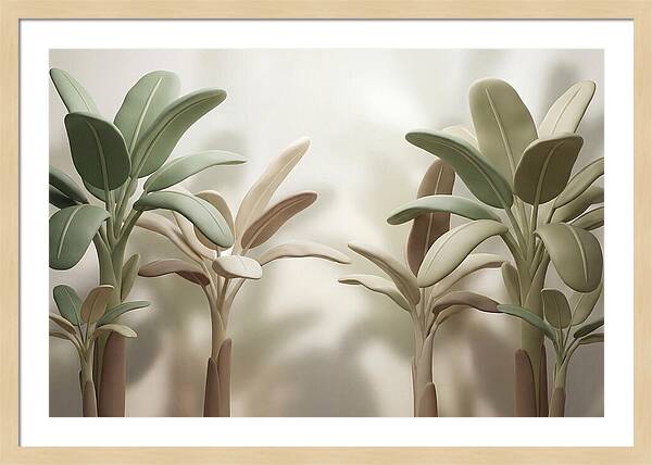 Banana Plants In Grove