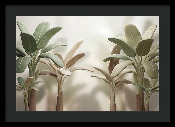 Banana Plants In Grove