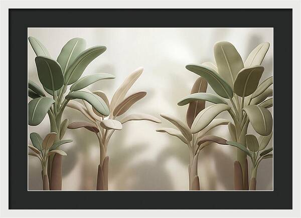 Banana Plants In Grove