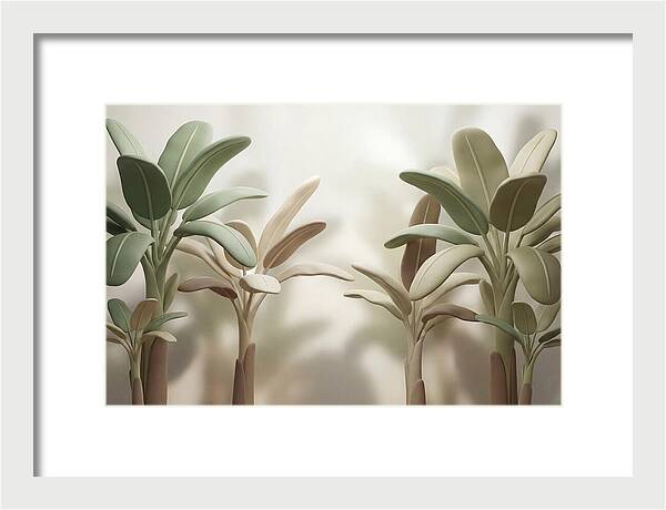 Banana Plants In Grove