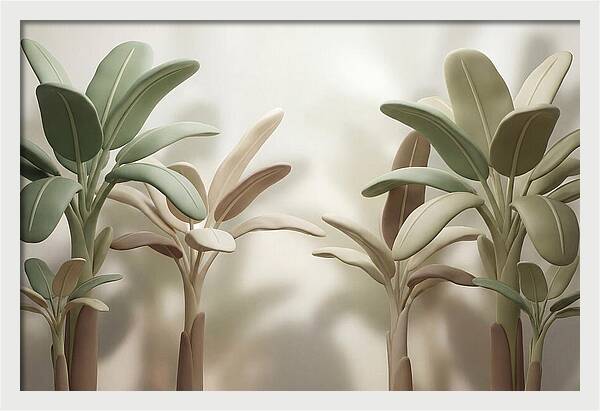 Banana Plants In Grove