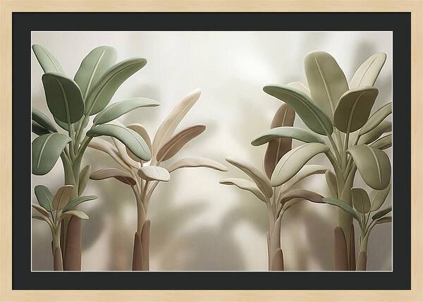Banana Plants In Grove