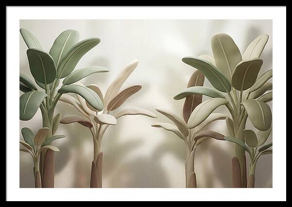Banana Plants In Grove