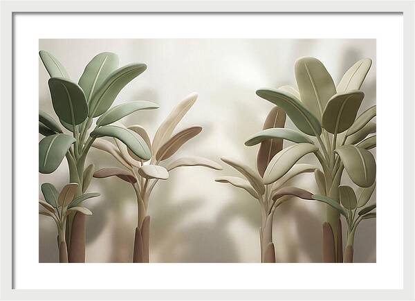 Banana Plants In Grove