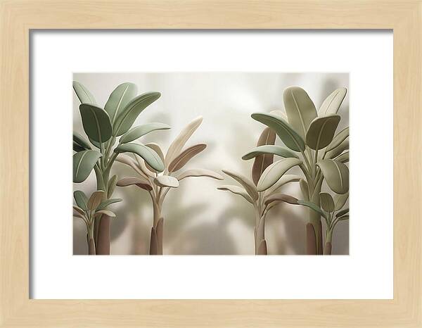 Banana Plants In Grove