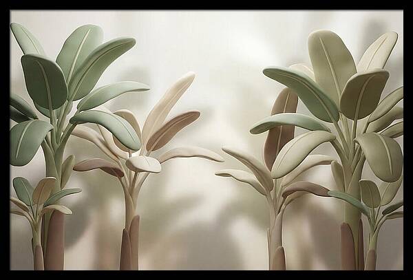 Banana Plants In Grove