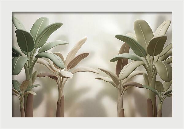 Banana Plants In Grove