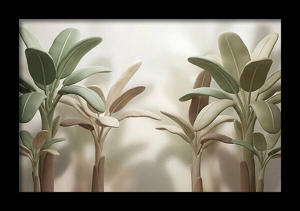 Banana Plants In Grove