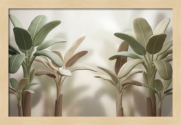 Banana Plants In Grove