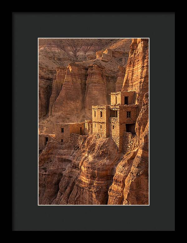 Bandelier Cliff Dwellings At Sunset