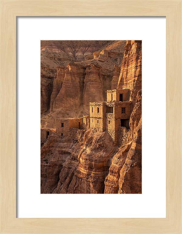 Bandelier Cliff Dwellings At Sunset