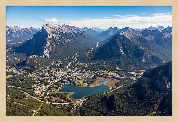 Banff National Park From Above