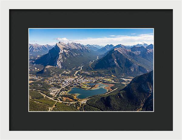 Banff National Park From Above