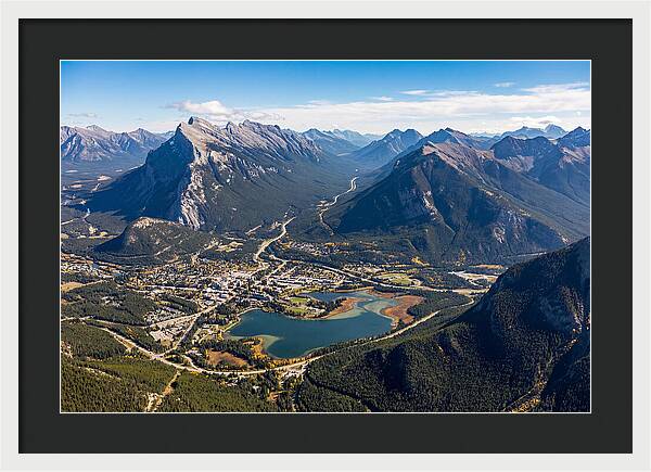 Banff National Park From Above