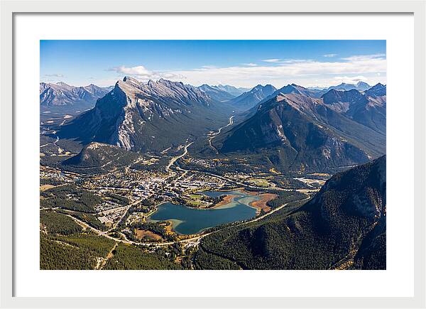Banff National Park From Above