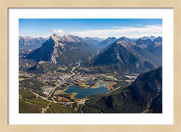 Banff National Park From Above