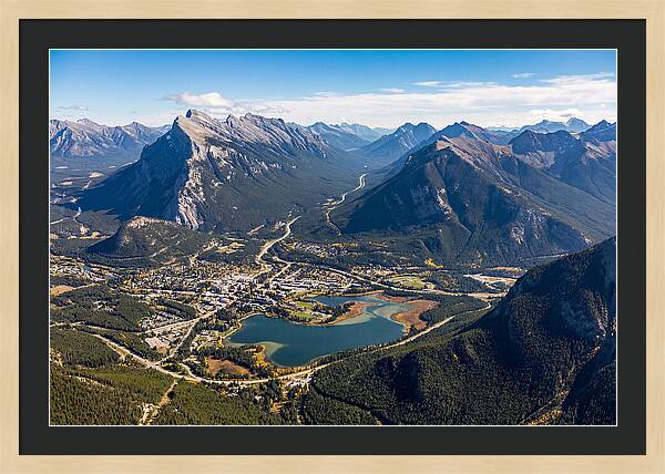 Banff National Park From Above