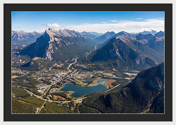 Banff National Park From Above