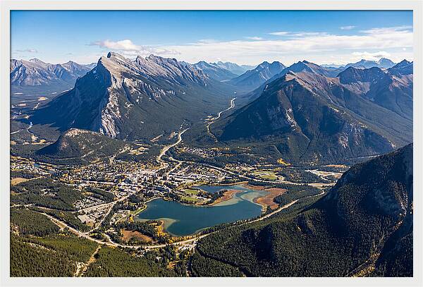 Banff National Park From Above
