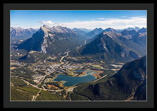 Banff National Park From Above