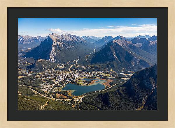 Banff National Park From Above